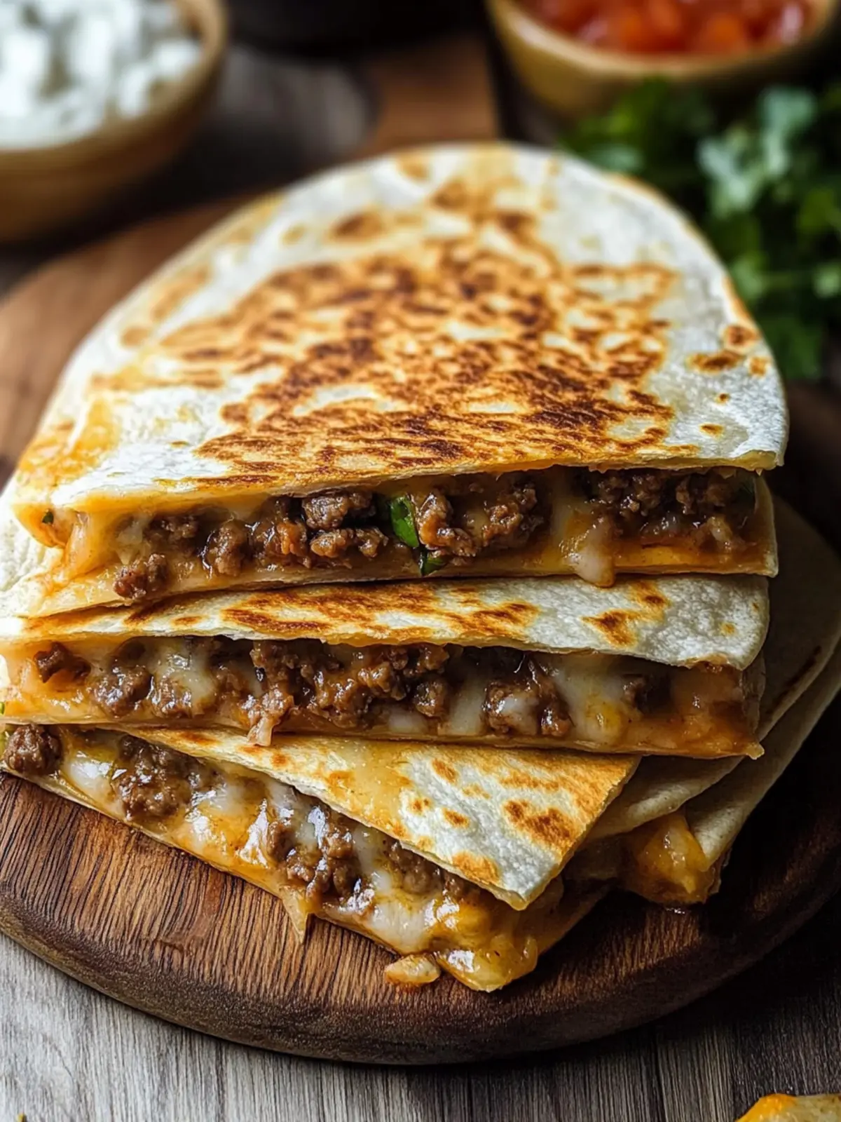 Ultimate Cheese Beef Quesadilla Quick, Delicious Meal