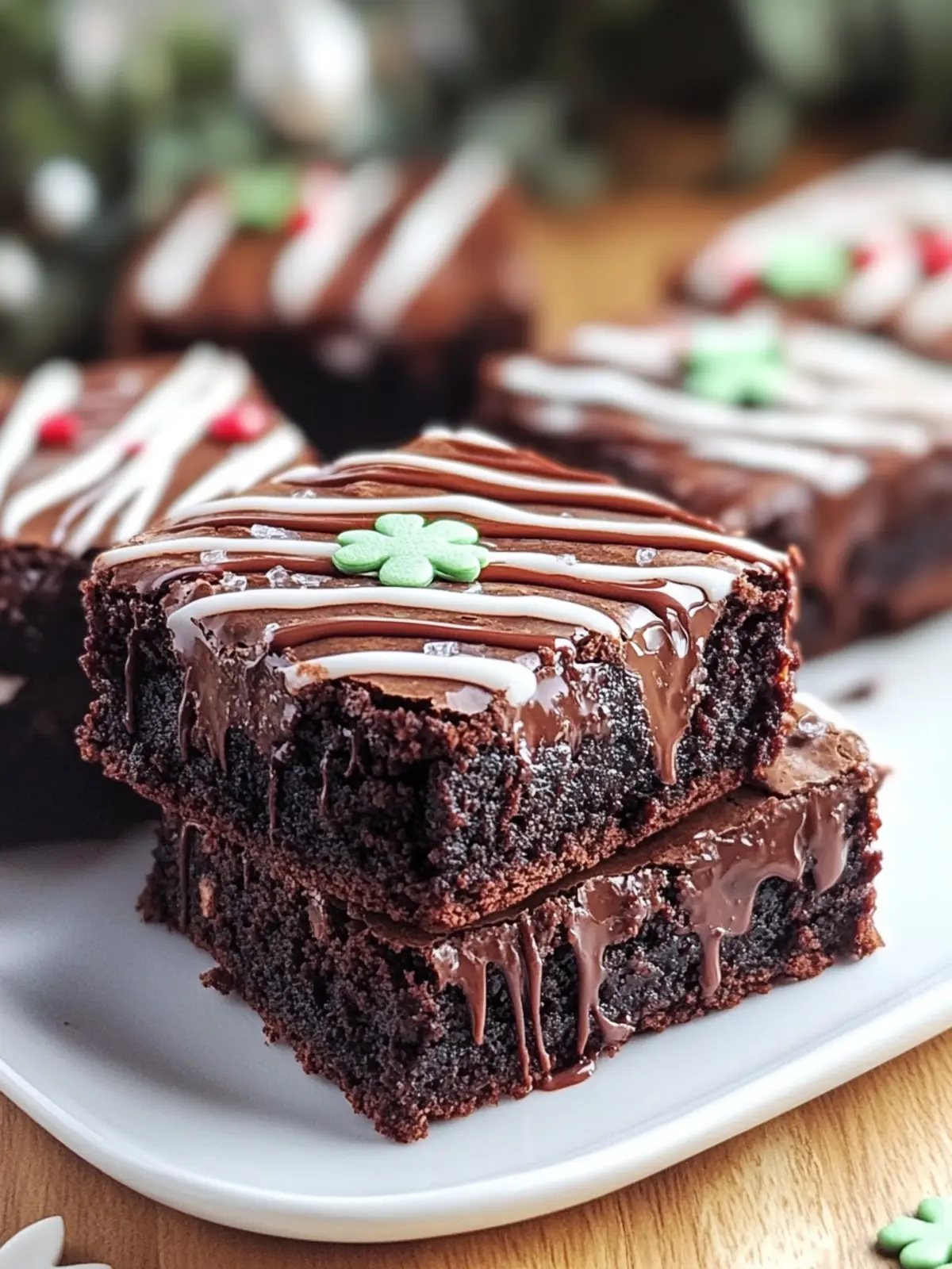 Ultimate St. Patrick's Day Peppermint Patty Brownies Delight