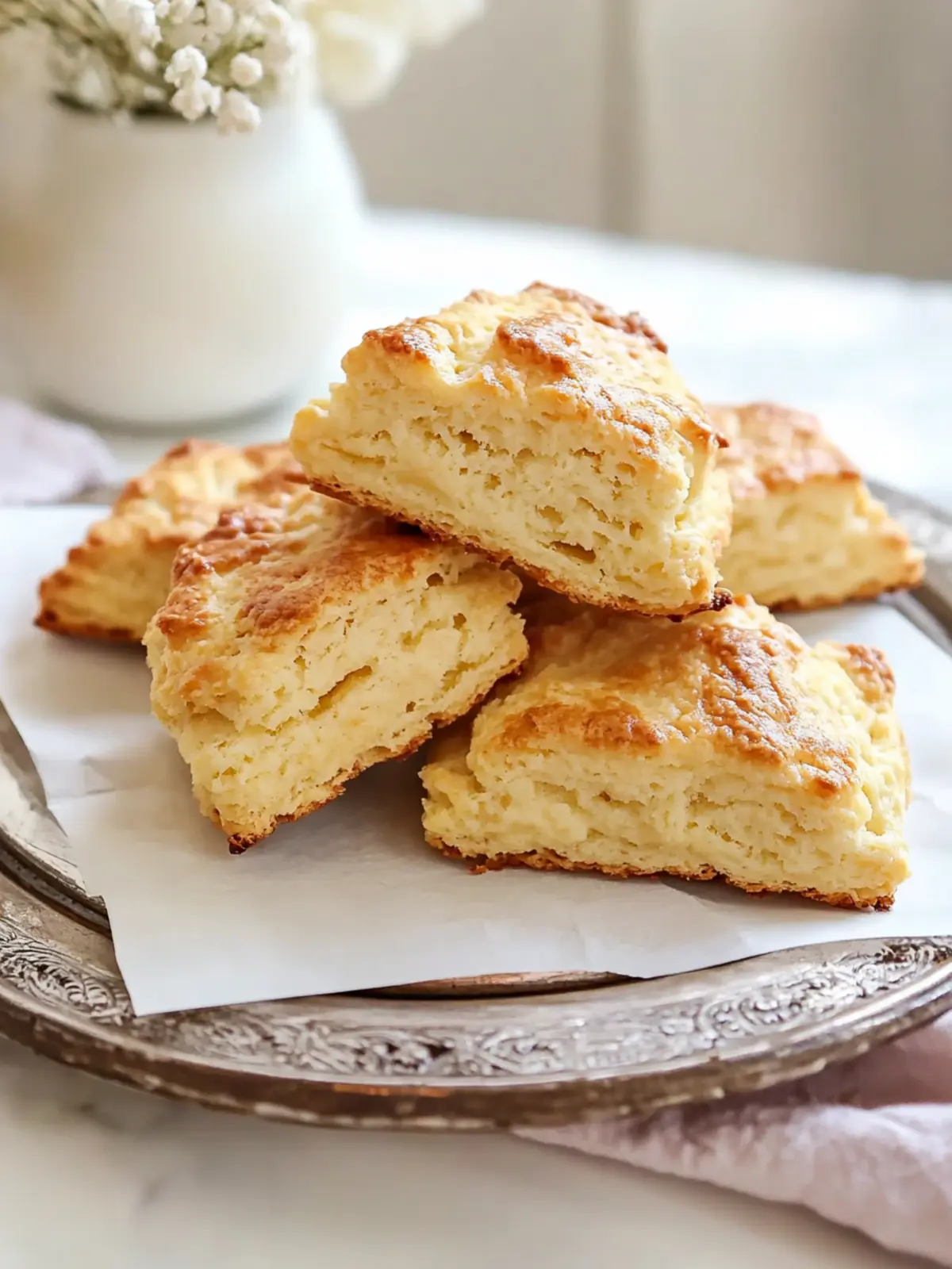 Irresistible Buttermilk Scones That Melt in Your Mouth