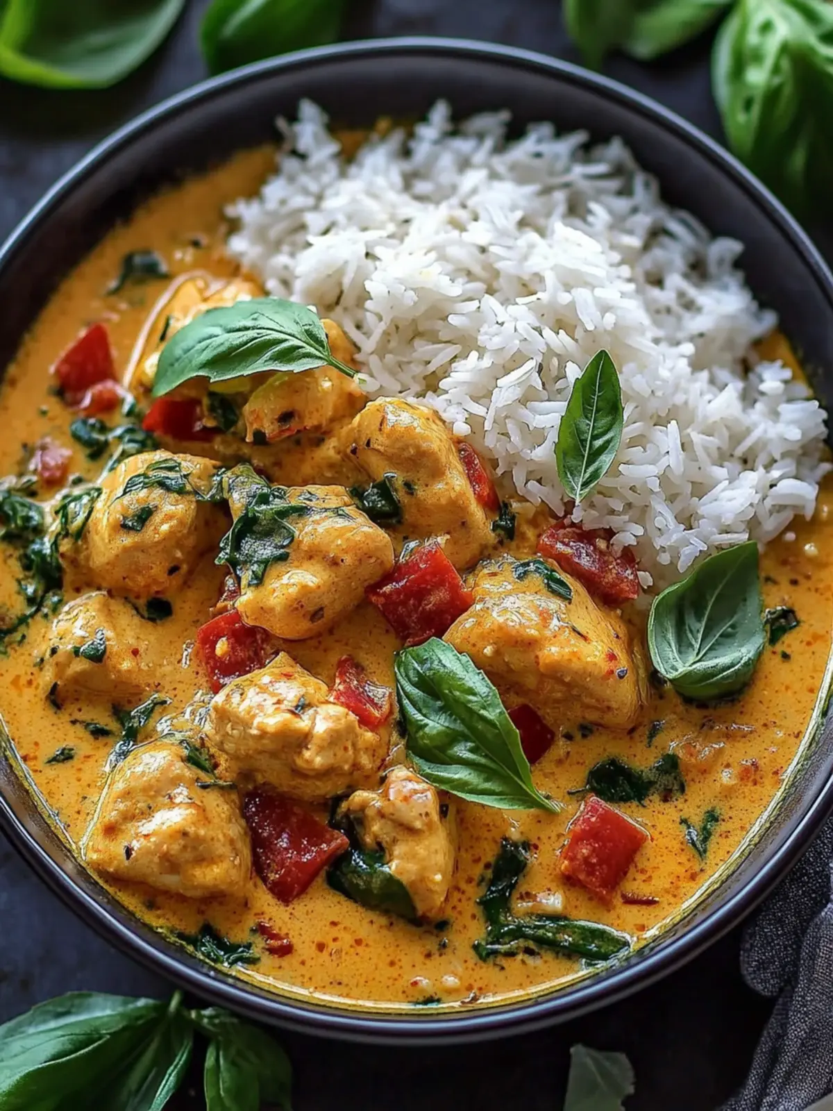 Ultimate Golden Coconut Curry Chicken with Fragrant Rice